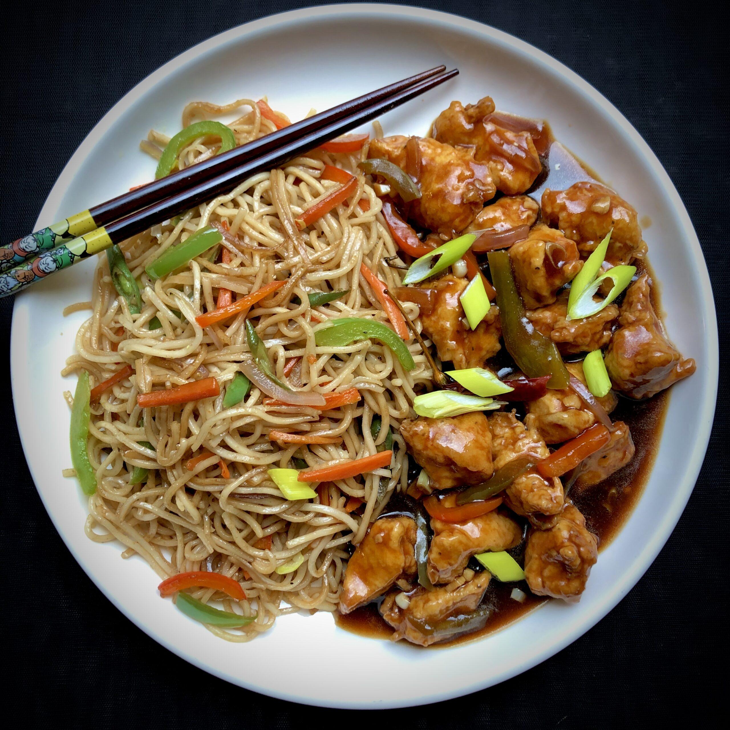 chicken-manchurian-noodle